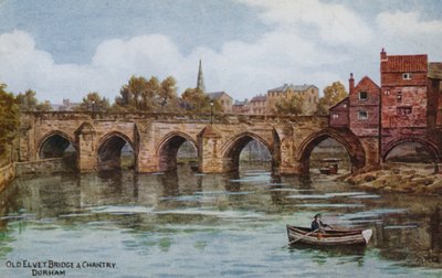 Vecchio ponte di Elvet e Chantry, Durham da Alfred Robert Quinton